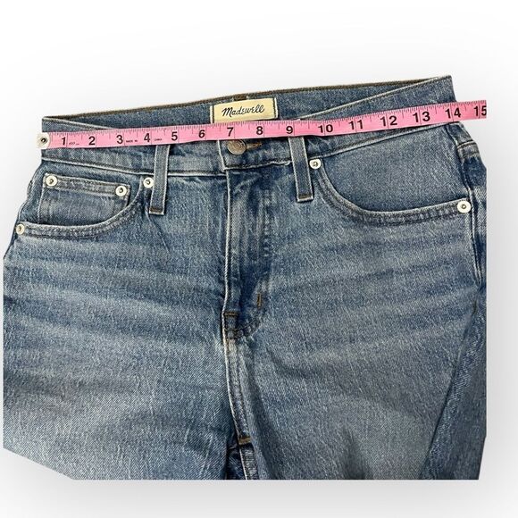 Madewell Petite Cali Demi-Boot Jeans in Enmore Wash: Raw-Hem Edition Size 26 P - Picture 9 of 16